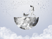 Фотообои космос Wall street COSMOS 25:1 Cosmos-25: 16 30816
