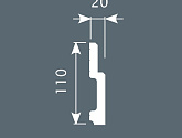 Артикул PX010, 110Х20, Напольные плинтусы, Cosca в текстуре, фото 1