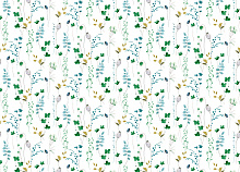 Зелёные обои с цветами Marburg Fresh Up 88966