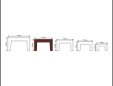 Артикул Брус 150X95X4000, Темная Секвойя, Архитектурный брус, Cosca в текстуре, фото 1