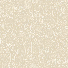 Жёлтые обои для стен Grandeco Little Dreamers LD 3419