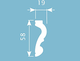 Артикул MX024, 58Х19, Молдинги и углы, Cosca в текстуре, фото 4