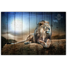 Панно с изображением льва Creative Wood ZOO ZOO - 30 Король лев